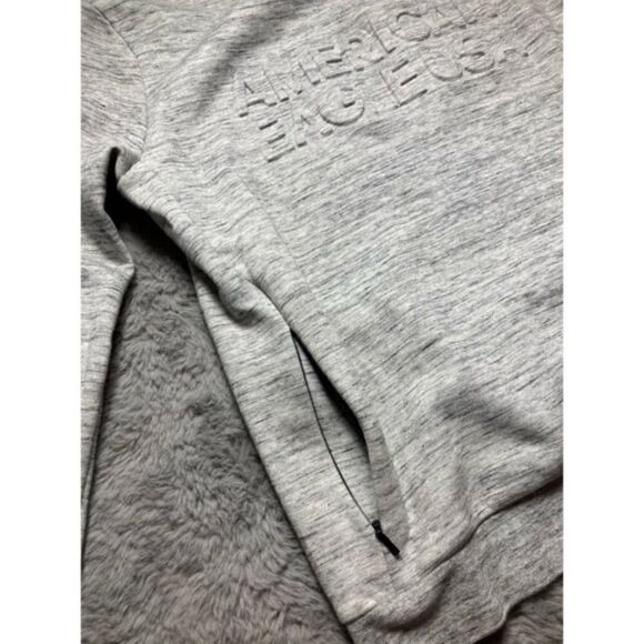 American Eagle heather grey pullover sweatshirt - Picture 4 of 5